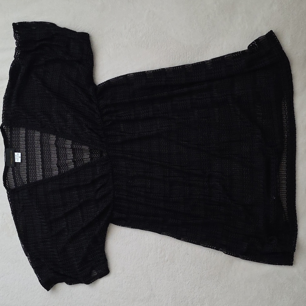 Jordan Taylor Black Sheer Cover-Up